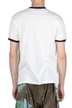 20/-Jersey Ringer T (DENIM MEN LOVE CATS SCRATCH) - White -Modish Attire Store Kapital 20 Jersey Ringer T DENIM MEN LOVE CATS SCRATCH White K2305SC193 04 m