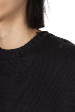 5G Cotton Knit BONE Vest - Black -Modish Attire Store Kapital 5G Cotton Knit BONE Vest Black EK 1415KN BLK 16 m