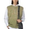 5G Cotton Knit BONE Vest - Khaki