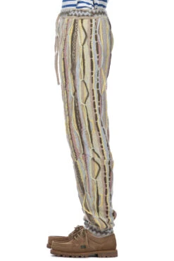 7G Knit GAUDY SWT Pants - Yellow -Modish Attire Store Kapital 7G Knit GAUDY SWT Pants Yellow K2203KN042 YEL noe 22 m