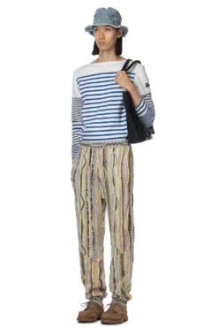 7G Knit GAUDY SWT Pants - Yellow -Modish Attire Store Kapital 7G Knit GAUDY SWT Pants Yellow K2203KN042 YEL noe 27 m