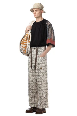 8oz Color Denim FOLD DOJO W-Knee EASY Baggy Pants - Natural -Modish Attire Store Kapital 8oz Color Denim FOLD DOJO W Knee EASY Baggy Pants Natural K2403LP046 NAT noe 08 m