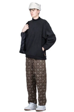 8oz Color Denim FOLK-DOJO Sashiko EASY Pants - Brown -Modish Attire Store Kapital 8oz Color Denim FOLK DOJO Sashiko EASY Pants Brown K2209LP008 BR noe 12 m