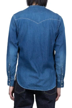 8oz Denim ROLLER Collar Baseball Western Shirt -Modish Attire Store Kapital 8oz Denim ROLLER Collar Baseball Western Shirt K2210LS093 ac 04 m