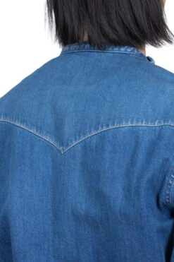 8oz Denim ROLLER Collar Baseball Western Shirt -Modish Attire Store Kapital 8oz Denim ROLLER Collar Baseball Western Shirt K2210LS093 ac 07 m