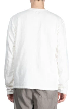 AMUSE Knit Pocket LS Tee - White -Modish Attire Store Kapital AMUSE Knit Pocket LS Tee White EK 1411LCA WH 04 m