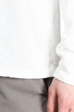 AMUSE Knit Pocket LS Tee - White -Modish Attire Store Kapital AMUSE Knit Pocket LS Tee White EK 1411LCA WH 06 m