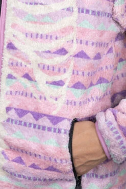 ASHLAND Stripe & BONE Fleece Zip Blouson - Pink -Modish Attire Store Kapital ASHLAND Stripe BONE Fleece Zip Blouson Pink K2210LC110 PK 06 m