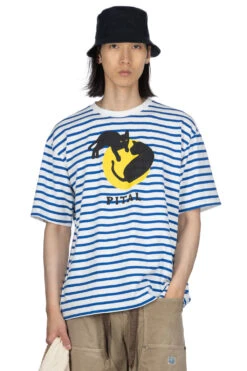 Border Jersey Crew T (CATPITAL) - Blue