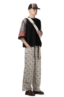 Burn-Out Jersey Raglan HUGE T (Virgin Mary) - Black -Modish Attire Store Kapital Burn Out Jersey Raglan HUGE T Virgin Mary Black EK 1254SCA BLK 08 m