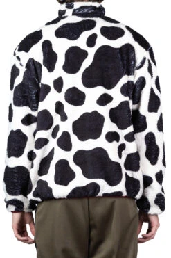 COW Fleece Pullover - White -Modish Attire Store Kapital COW Fleece Pullover White K2110LC102 WH 04 m