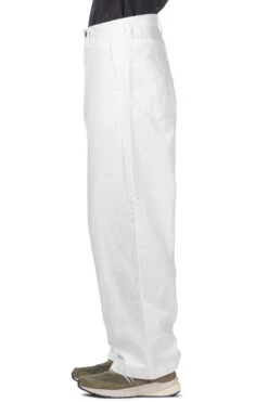 Chino PORT Baggy Pants - White -Modish Attire Store Kapital Chino PORT Baggy Pants White K2403LP034 WH ac 13 m