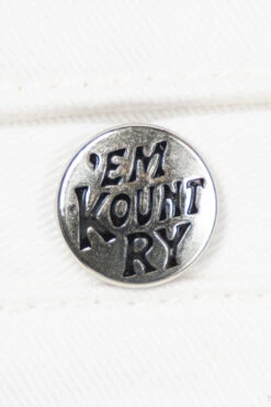 Chino PORT Baggy Pants - White -Modish Attire Store Kapital Chino PORT Baggy Pants White K2403LP034 WH ac 18 m