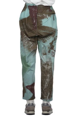 Combed Burberry BRUSH-CAMO EASY Pants - Turquoise -Modish Attire Store Kapital Combed Burberry BRUSH CAMO EASY Pants Turquoise K2305LP176 TAQ noe 04 m