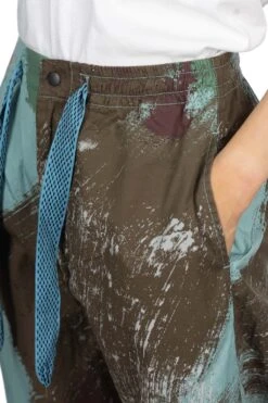 Combed Burberry BRUSH-CAMO EASY Pants - Turquoise -Modish Attire Store Kapital Combed Burberry BRUSH CAMO EASY Pants Turquoise K2305LP176 TAQ noe 05 m