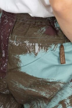 Combed Burberry BRUSH-CAMO EASY Pants - Turquoise -Modish Attire Store Kapital Combed Burberry BRUSH CAMO EASY Pants Turquoise K2305LP176 TAQ noe 06 m