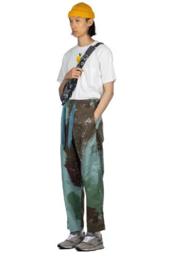 Combed Burberry BRUSH-CAMO EASY Pants - Turquoise -Modish Attire Store Kapital Combed Burberry BRUSH CAMO EASY Pants Turquoise K2305LP176 TAQ noe 07 m