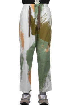 Front Page -Modish Attire Store Kapital Combed Burberry BRUSH CAMO EASY Pants White K2305LP176 WH noe 02 m