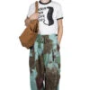 Combed Burberry BRUSH-CAMO JUMBO Cargo Pants - Turquoise