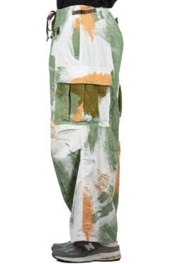 Combed Burberry BRUSH-CAMO JUMBO Cargo Pants - White -Modish Attire Store Kapital Combed Burberry BRUSH CAMO JUMBO Cargo Pants White K2304LP143 WH noe 03 m