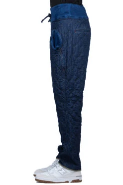 Denim X Waffle Quilting Sarouel NOUVELLE Pants -Modish Attire Store Kapital Denim x Waffle Quilting Sarouel NOUVELLE Pants EK 1263 noe 04 m