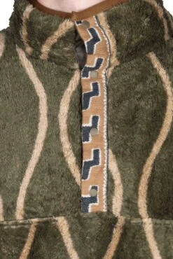 Drunk Stripe Fleece Pullover -Modish Attire Store Kapital Drunk Stripe Fleece Pullover K2110LC109 EK 1270 05 m