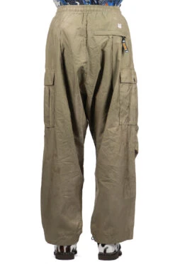 Fast Dry Twill EASY JUMBO Cargo Pants - Khaki -Modish Attire Store Kapital Fast Dry Twill EASY JUMBO Cargo Pants Khaki EK 1493 04 m