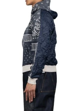 Fleece Knit BANDANA BIVOUAC Hooded Blouson -Modish Attire Store Kapital Fleece Knit BANDANA BIVOUAC Hooded Blouson EK 1014 EK 1321 03 m