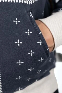 Fleece Knit BANDANA BIVOUAC Hooded Blouson -Modish Attire Store Kapital Fleece Knit BANDANA BIVOUAC Hooded Blouson EK 1014 EK 1321 05 m