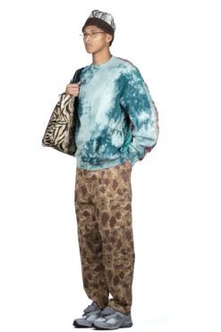 Fleece Knit BIVOUAC BIG SWT (Virgin Mary Ashbury Dyed) -Modish Attire Store Kapital Fleece Knit BIVOUAC BIG SWT Virgin Mary Ashbury Dyed EK 1298 07 m