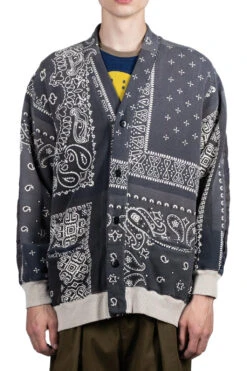 Front Page -Modish Attire Store Kapital Fleecy Knit Bandana BIVOUAC Cardigan Black K1910LC072 BLK 23 m