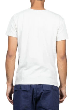 Gauze Jersey Crew Pocket T - Ivory -Modish Attire Store Kapital Gauze Jersey Crew Pocket T Ivory EK 442 IVR 47 m