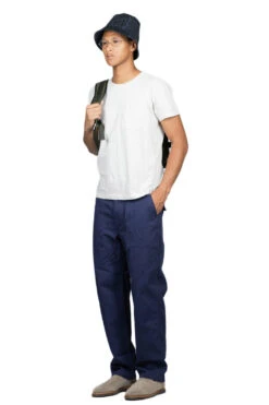 Gauze Jersey Crew Pocket T - Ivory -Modish Attire Store Kapital Gauze Jersey Crew Pocket T Ivory EK 442 IVR 49 m