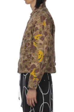 Herringbone HAPPY PEEK-A-BOO Camo 1st JKT -Modish Attire Store Kapital Herringbone HAPPY PEEK A BOO Camo 1st JKT K2209LJ024 ta 32 m