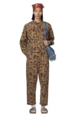 Herringbone HAPPY PEEK-A-BOO Camo 1st JKT -Modish Attire Store Kapital Herringbone HAPPY PEEK A BOO Camo 1st JKT K2209LJ024 ta 41 m