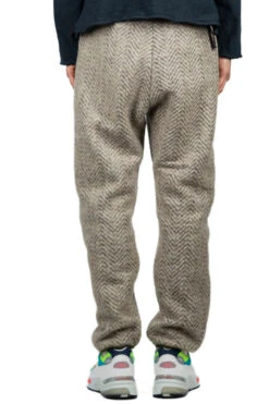 Herringbone Heavy Fleece Easy Pants - Beige X Khaki -Modish Attire Store Kapital Herringbone Heavy Fleece Easy Pants Beige x Khaki K2110LP1188 12 m