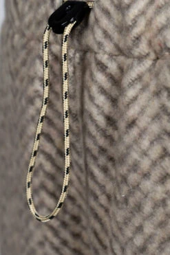 Herringbone Heavy Fleece Easy Tapered Pants - Beige X Khaki -Modish Attire Store Kapital Herringbone Heavy Fleece Easy Tapered Pants Beige x Khaki K2110LP117 06 m