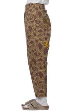 Herringbong HAPPY PEEK-A-BOO Camo NIME Pants -Modish Attire Store Kapital Herringbong HAPPY PEEK A BOO Camo NIME Pants K2209LP025 ac 22 m