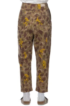 Herringbong HAPPY PEEK-A-BOO Camo NIME Pants -Modish Attire Store Kapital Herringbong HAPPY PEEK A BOO Camo NIME Pants K2209LP025 ac 23 m