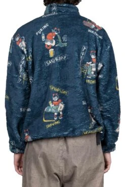 Kountry Calendar Fleece Pullover - Navy -Modish Attire Store Kapital Kountry Calendar Fleece Pullover Navy K2110LC112 EK 1342 04 m