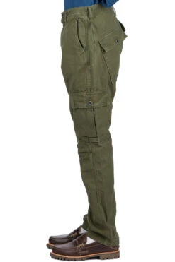 Light Canvas RINGOMAN Cargo Pants - Khaki -Modish Attire Store Kapital Light Canvas RINGOMAN Cargo Pants Khaki EK 562 KHA 03 m