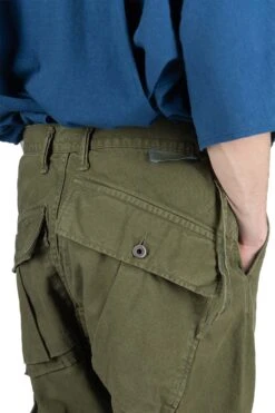 Light Canvas RINGOMAN Cargo Pants - Khaki -Modish Attire Store Kapital Light Canvas RINGOMAN Cargo Pants Khaki EK 562 KHA 07 m