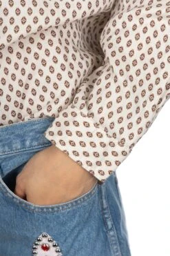 Linen CHIMA-MON Stand Collar Shirt -Modish Attire Store Kapital Linen CHIMA MON Stand Collar Shirt K2304LS108 noe 06 m