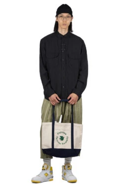 Linen CLIP Shirt - Black -Modish Attire Store Kapital Linen CLIP Shirt Black K2303LS055 BLK noe 07 m