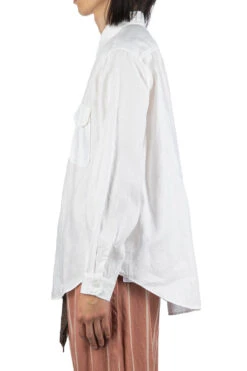 Linen CLIP Shirt - White -Modish Attire Store Kapital Linen CLIP Shirt White K2303LS055 WH 03 m