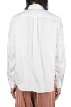 Linen CLIP Shirt - White -Modish Attire Store Kapital Linen CLIP Shirt White K2303LS055 WH 04 m