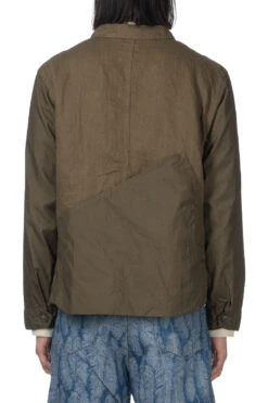 Linen Chino Cloth X Gabardine RINGOMAN Coverall - Khaki -Modish Attire Store Kapital Linen Chino Cloth x Gabardine RINGOMAN Coverall Khaki EK 1575LJ KHA 14 m