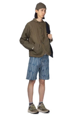 Linen Chino Cloth X Gabardine RINGOMAN Coverall - Khaki -Modish Attire Store Kapital Linen Chino Cloth x Gabardine RINGOMAN Coverall Khaki EK 1575LJ KHA 18 m