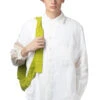 Linen Drawn Work Hippie Sleeve Shirt