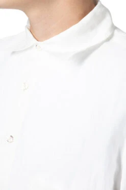 Linen Drawn Work Hippie Sleeve Shirt -Modish Attire Store Kapital Linen Drawn Work Hippie Sleeve Shirt EK 1409LS WH noe 05a m